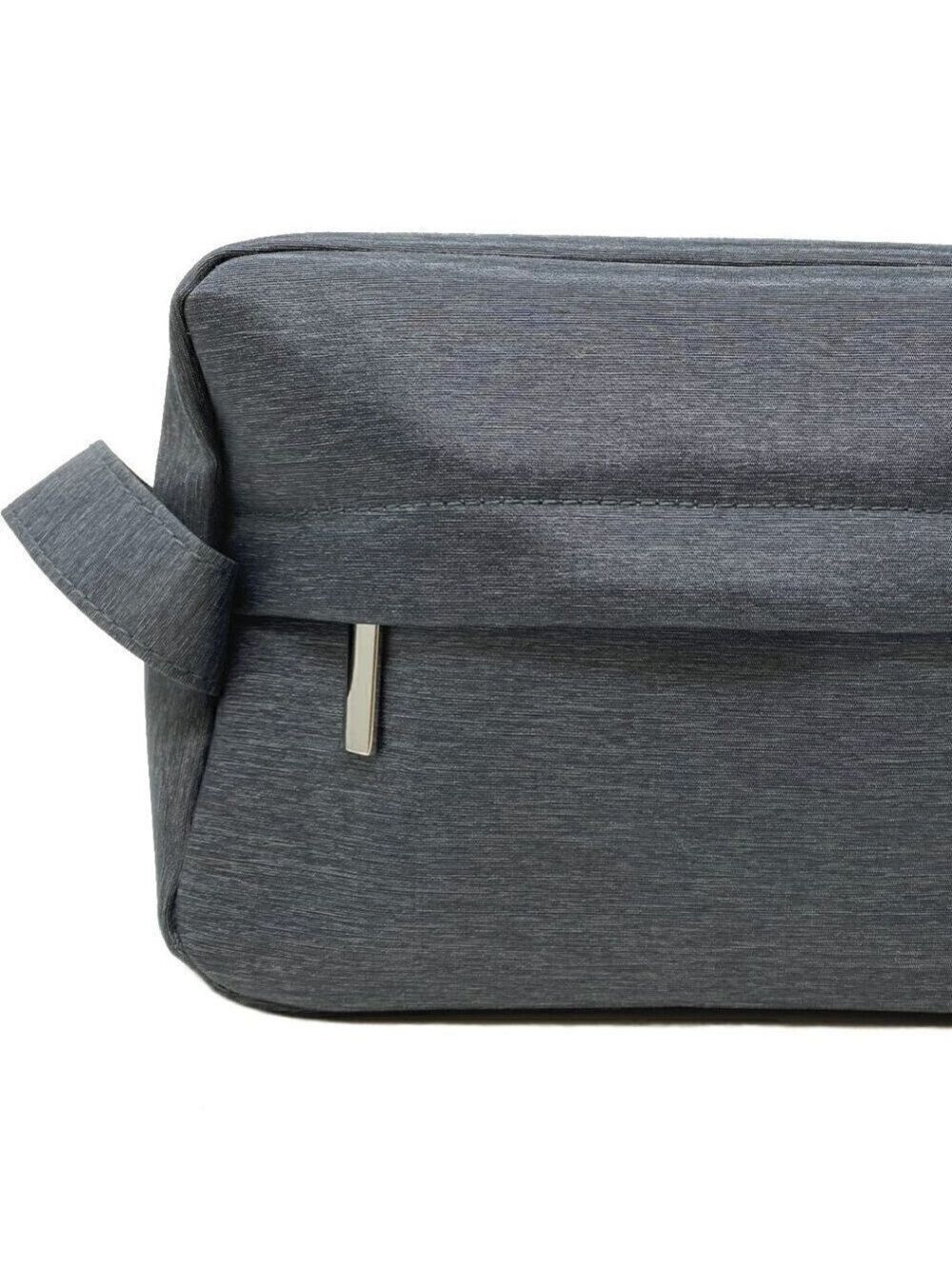 Dark Grey Men's Dopp kit - Picture 2 of 5